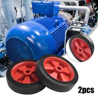 Air Compressor Wheel Replacement 2Pcs Plastic Power Tool Shock Absorption 5/6 Inch Air Compressor Accessories Practical Durable