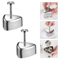 2pcs 304 Stainless Steel Triangle Rice Ball Sushi Maker Press Kitchen Tool For Home Camping Kitchen Tools China Mainland