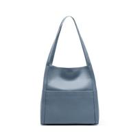 Niche first-layer cowhide versatile casual fashion tote bag commuter underarm hand-held new women's shoulder bag base length 31cm, width 13cm, height 32cm