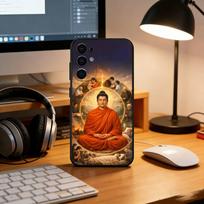 Siddhartha Gautama Phone Case For Samsung S25,S24,S21,S22,S23,S30,Ultra,S20,Plus,Fe,Soft Silicone Black Cover Samsung S26ULTRA