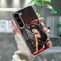 Amy W-Winehouse Phone Case For Samsung Galaxy A91,80,73,72 ,71,53,52,32 ,31,22,21s,20,Transparent Case Samsung a70