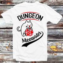 Dungeon Meowster Dragons Cat Monster DnD Guess I ll Die RPG T Shirt Mens Womens Tees Top B1242 S