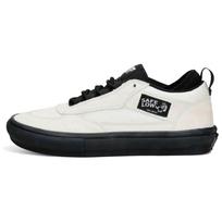 Vans x Atiba Jefferson Skate Low top Skateboard Shoes Men's White VN000EEHBWI 41