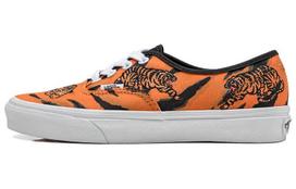 Vans Unisex Authentic Low Top Sneakers Black/Orange VN0A5KRDORA 36