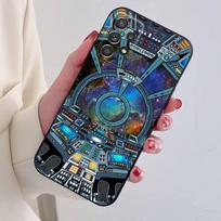 Aviation Aeroplane Pilot Cockpit Phone Case For Samsung S24,21,22,23,30,Ultra,20,Plus,Note,10,9,Black soft silicone case SamsungS23plus5G