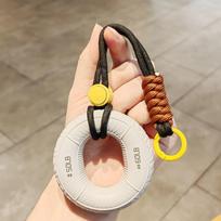 Wrist Strength 10-60LB Hand Grip Keychain Silicone Strength Training Finger Ring  Finger Exercise Purple 30lb 40lb