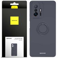 Spacecase Silicone Ring Xiaomi Mi 11T/11T Pro Black