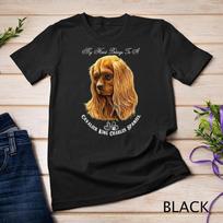 Cavalier King Charles Spaniel Ruby Unisex T-shirt S
