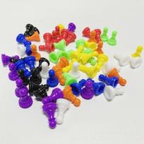 50 vnt. Plastikiniai pėstininkai Šachmatų figūrėlės Stalo žaidimams Papildomas rinkinys Komponentas Stalo žaidimų žymekliai Menas ir amatai Tuščiaviduriai Plastikiniai dama