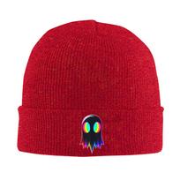 Ghost Trippy Vaporwave Electro Techno EDM Halloween Rave Beanie Hats Skullies Beanies Men Casual Elastic Caps Autumn Outdoor One Size