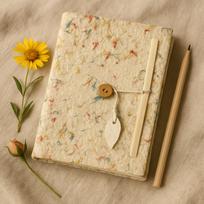 Lokta Paper A5 Journal, Handmade in Nepal