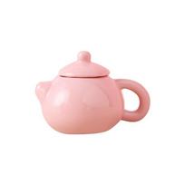Chinese Style Mini Ceramic Teapot Ornaments Exquisite Milk Tea Lid Accessories  Restaurant karališka mėlyna