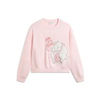 Li Ning X League Of Legends Poro Cartoon Anime Casual Crew Neck Pullover Long Sleeve Sweatshirt Women Sweatshirt Light-Pink AWDTE88-3 S