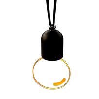 Car Retro Light Bulb Atmosphere Ambient Light Interior Rearview Mirror Pendant Decor Flat Acrylic Decoration Car Styling 1pc