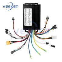 36V 48V Electric Brushless Motor Controller Kit 20A Sine Wave Compatible with SM Connectors Protocol 2 LCD Displays for E-Bikes juoda