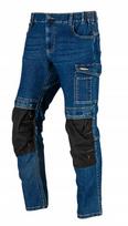 Spodnie Robocze Jeansowe Męskie Slim 280G Niebieskie Lahti Pro L40550 M