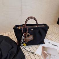 Japanese Korean Nyl Handbag Waterproof Crossbody Bag Fashi Large Capacity Tote Bag Women'S Shoulder Bag Commuting Bag 27x15x8 žalia
