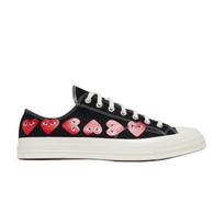 Comme des Garçons PLAY x Converse Chuck 70 Low 'Multi Heart - Black' 36.5