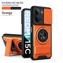 For Xiaomi Poco C85 Case Poco C85 Cover Poco C85 Phone Case Magsafe Magnetic Fold Holder Military Armor Camera Protection Cover POCO C85（171mm）