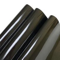 7D Carbon Fiber Vinyl Wrap Film Car Sticker Carbon Fiber DIY Paste Protector Strip Auto Side Mirror Protection Tape Film 10cmx150cm