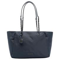 MICHAEL KORS Brand logo charm calfskin Tote bag Tote bag shopping bag hand shoulder bag women's blue mėlyna