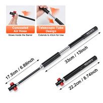 160PSI Bike Pump Drop-proof Aluminum Bicycle Air Pump Bicycle Tire Inflator MTB Mountain Road Cycling Pump juoda