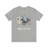 Outlaw Surf Skeleton Wheelie T-Shirt S įvairiaspalvis