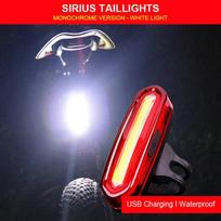 Bicycle Taillight MTB Red Light Bike Rear Light Cycling Warming Safety Lamp USB Rechargeable Led Bike Light Bike Accessories raudona