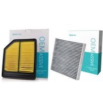 For Honda Civic 7th 8th FN FK 2001 - 2012 1.8L 1799cc R18A2 R18A2 Car Engine & Cabin Pollen Air Filter Combo Set Accessories 1X Set