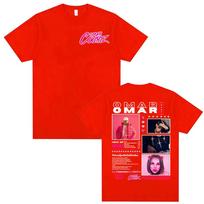 Omar Courtz Primera Musa Album 2025 Tour T Shirts Unisex Women Fashion Aesthetic High Street T-shirt Oversized Loose Cotton T Shirt 4XL