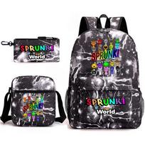 Rhythm Box Cartoon Animation Schoolbag Sprunki Backpack Lightweight Weight Large Capacity Backpack Backpack