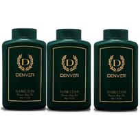 DENVER Hamilton Premium Body Talc - 100GM Each (Pack of 3) | Free Shipping
