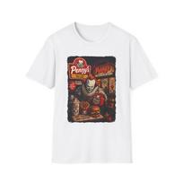 Penny's Diner T-Shirt | Retro Horror Burger Scene Pennywise S įvairiaspalvis