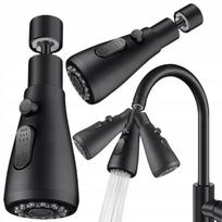 Przedłużacz Kranu Kuchennego Aerator Perlator 3 Funkcje 360° Czarny Loft 2S