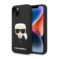 Karl Lagerfeld Silicone Ikonik Karl`s Head - Etui Iphone 14 Plus (Czarny)
