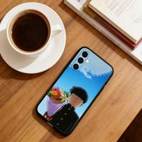 Anime M-Mob Psycho 100 Phone Case For Samsung Galaxy A73,A72,A71,A70,A53,A52,A51,Others Soft Black Cover Samsung a13 5g