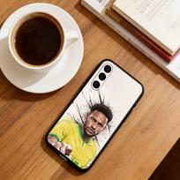 Football player Neymar Phone Case Black Silicone Soft For Samsung Galaxy A73,A72,A71,A70,A53,A52,A51 Samsung a40