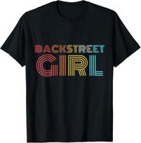 Backstreet mergaitės marškinėliai Vintage Retro apranga Retro Vintage Backstreet T-shirt Vyriški Moteriški Marškinėliai Viršus 4XL brown
