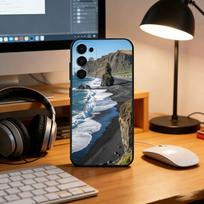 Reynisfjara Beach Phone Case For Samsung S25,S24,S21,S22,S23,S30,Ultra,S20,Plus,Fe,Soft Silicone Black Cover Samsung S20plus5G