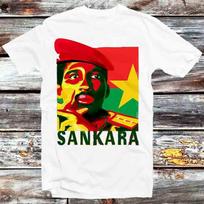 Thomas Sankara African Marxist Revolutionary Cartoon T Shirt Mens Womens Tees Top B915 XL