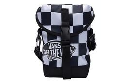 Vans Checkerboard Polyester Crossbody Bag Regular Unisex Black White VN0A5F68705