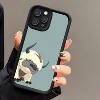 A-Avatar Appa Yip Yip Phone Case For IPhone 17 Air 16 E 15 14 Plus 13 12 11 Pro Max Black Sky Eye Stepped Protective Case iPhone 16e