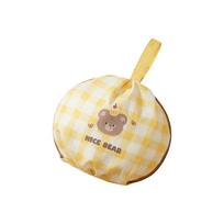 Handheld Underwear Storage Bag Cartoon Bra Storage Bag Cosmetics Organizer Lingerie Pouch  Suitcase geltona