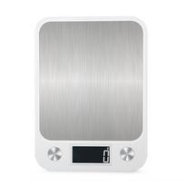 Stainless Steel Electronic Kitchen Scale LED Display Food Scales Digital Scales  Cooking 5Kg balta