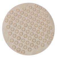 Bathroom Accessories Easy to Clean Drainage Bath Mat Massage Foot Pad Bathtub Mat Bathroom Carpet 30x30cm chaki