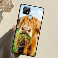 Cute Highland Cow For Realme 14 Pro Plus 10 11 12 13 GT 6 6T 5 GT7 Pro C61 C55 C53 C51 C21Y C25S C67 C75 Case Realme C35