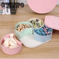 Gamintojas Plastikinė laikymo dėžutė Šeimos namas Melionų sėklų lėkštė Svetainė Dry Fruit Box Home gray