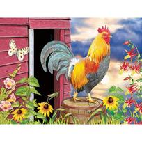 5d Diy Diamond Painting Cock Pattern Cross Stitch Full Drill Diamond Embroidery 20X30CM