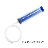 Daugkartinio naudojimo plastikinis švirkštas, burbulinis švirkštas, alyvos švirkštas, skirtas alyvai ištraukti žemės ūkio E Fluid Stabdžių skystis su žarna 80 cm G8TB MYY 150mL