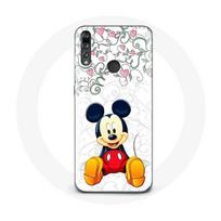 Coque pour Huawei p30 lite Mickey Mouse Fleurs Cœurs gryna